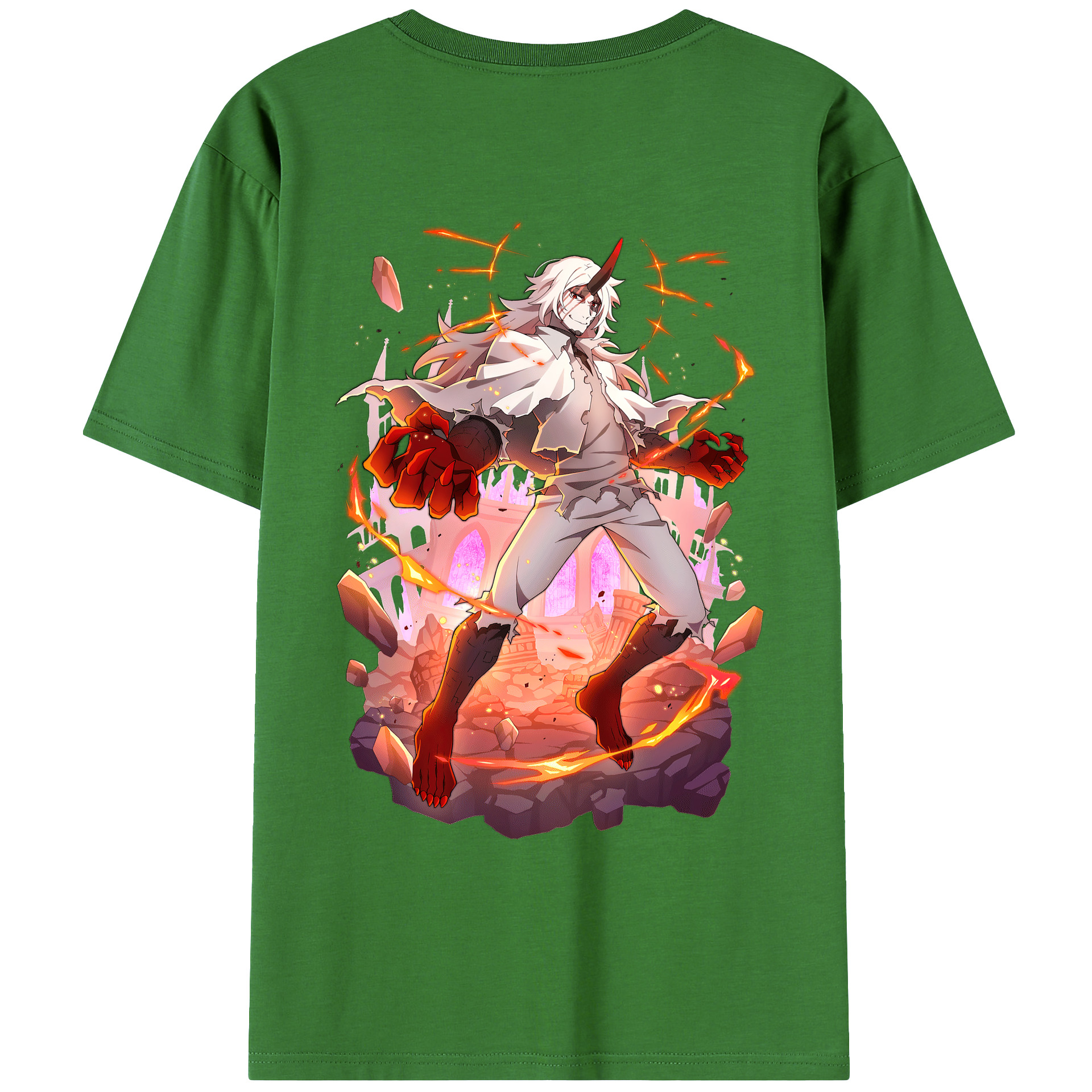 （画像用） 文豪ストレイドッグス Bungo Stray Dogs レディース半袖Tシャツ(バックプリント)